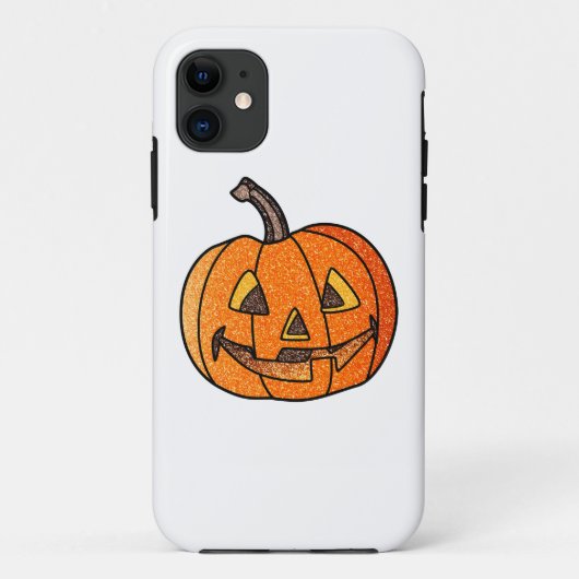 キラキラ ジャック・オ・ランタン Case-Mate iPhoneケース (裏面)