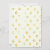 キラキラ！性別発表ベイビーシャワー招待状 招待状 (裏面)