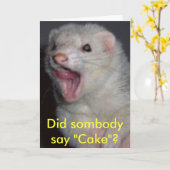 キラザフェレット カード (黄色い花)