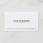 キラシンプルフ 名刺 (裏面)