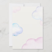 キラスタージェンダーがパステルムーンスカイを明らかにする 招待状 (裏面)