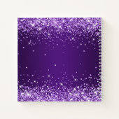 キラテ王室のリーパープル50グラデーションth誕生日 ノートブック (裏面)