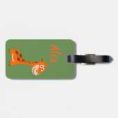 キラパーソナライズされたフ ラゲッジタグ (裏面横)