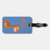 キラパーソナライズされたフ ラゲッジタグ (裏面横)