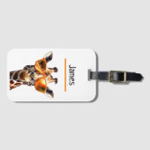 キラパーソナライズされたフ ラゲッジタグ (正面横)