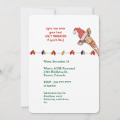 キラフおもしろいホリデークッキー交換パーティー招待状 招待状 (裏面)