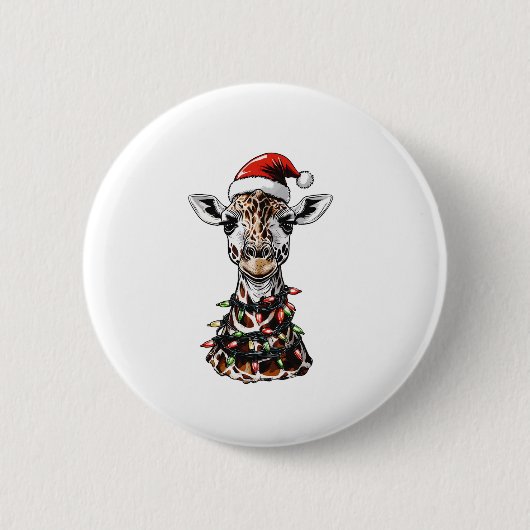 キラフェクリスマスハットクリスマス 缶バッジ (正面)