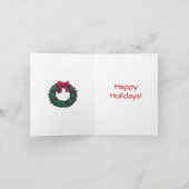 キラフェクリスマスホリデーカード シーズンカード (内部)