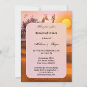 キラフェサファリズーリハーサルディナー招待状 招待状 (裏面)