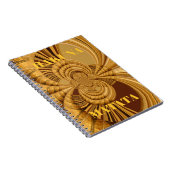 キラフェサファリハクナマタタ織りおみやげアート ノートブック (右側)