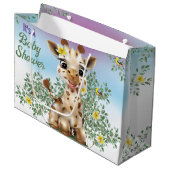 キラフェサファリベイビーシャワーラージ抱き枕 ラージペーパーバッグ (正面アングル)