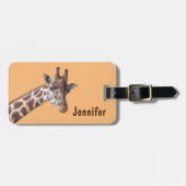 キラフェサファリ動物ラゲッジタグ ラゲッジタグ (正面横)