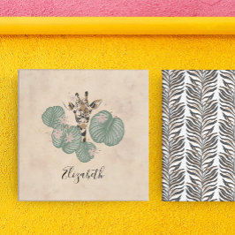 キラフェサファリ動物植物学 キャンバスプリント