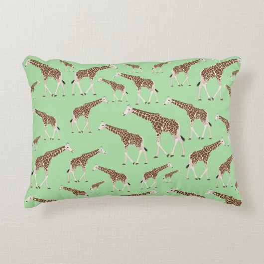 キラフェサファリ動物 アクセントクッション (正面)