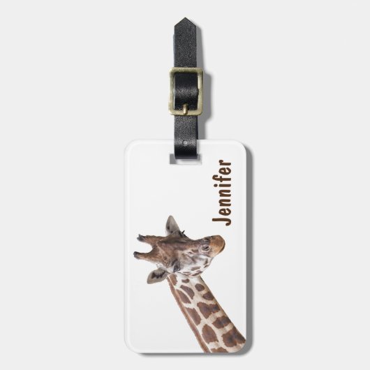キラフェサファリ動物 ラゲッジタグ (正面縦)