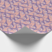 キラフェスカラフルポットヴィンテージサファリイラストレーション ラッピングペーパー (角)