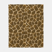 キラフェスポットワイルドサファリスタイル動物の皮 フリースブランケット (正面)