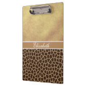 キラフェスポット金ゴールドグリッター写真プリント クリップボード (左)