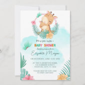 キラフェトロピカルフォレストブルーテーマ 招待状 (正面)