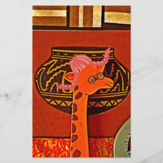 キラフェハットアートプリント 便箋 (正面)