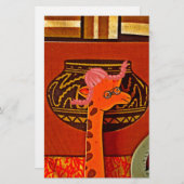 キラフェハットアートプリント 便箋 (正面/裏面)