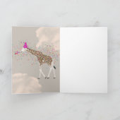 キラフェパートリンサファリアニマルズ誕生日 カード (内部)