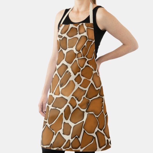 キラフェファーパターン(の模様が)あるプリント エプロン (インサイチュ)