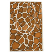 キラフェファーパターン(の模様が)あるプリント ミディアムペーパーバッグ (正面)