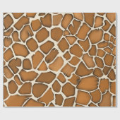 キラフェファーパターン（の模様が）あるプリント ラッピングペーパー (フラット)