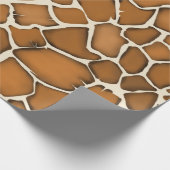 キラフェファーパターン（の模様が）あるプリント ラッピングペーパー (角)