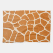 キラフェファーリアリスティックエキゾチックアニマルプリントラグジュアリー キッチンタオル (横)