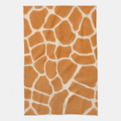 キラフェファーリアリスティックエキゾチックアニマルプリントラグジュアリー キッチンタオル (縦)