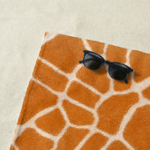 キラフェファーリアリスティックエキゾチックアニマルプリントラグジュアリー ビーチタオル (インサイチュ)