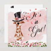 キラフェベビーシャワー招待状 招待状 (正面/裏面)