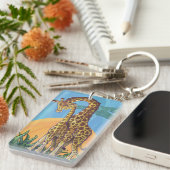 キラフェママアンドベビー キーホルダー (正面右)