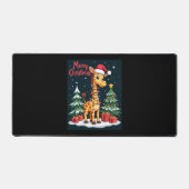 キラフェメリークリスマスツリー照明サンタギラフ デスクマット (正面)