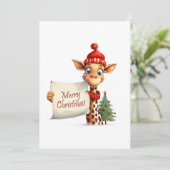 キラフェメリークリスマスホリデーカード シーズンカード (スタンド正面)