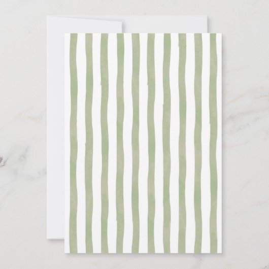 キラフェモノグラムベビースシャワー招待状 招待状 (裏面)