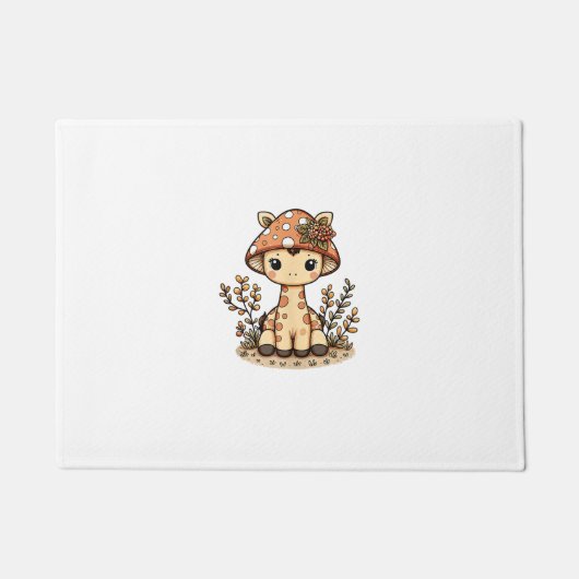 キラフコテージコアキノコ ドアマット (正面)