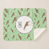 キラフジャングルサファリ動物 シェルパブランケット (正面(横))