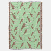 キラフジャングルサファリ動物 スローブランケット (正面縦)