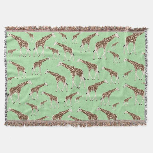 キラフジャングルサファリ動物 スローブランケット (正面)