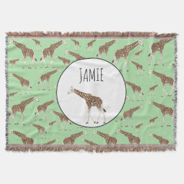キラフジャングルサファリ動物 スローブランケット