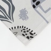 キラフジャングルフリースブランケット フリースブランケット (角)