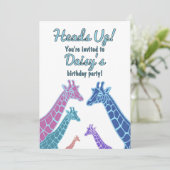 キラフタワー誕生日 招待状 (スタンド正面)