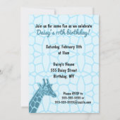 キラフタワー誕生日 招待状 (裏面)