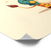 キラフ魅力的サファリキッズルームアート ポスター (角)