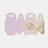 キラリお洒落ティ星ラベンダーの好意ボックス フェイバーボックス (折り畳みなし)