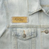 キラリエレガントティなソフトゴールドフォイル名タグ 名札 (インサイチュ)