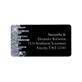 キラリエレガントティブルブラック/シルバーグラマー ラベル